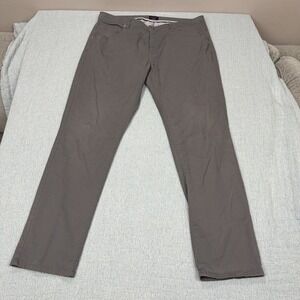 UNTUCKit Pants Mens‎ 36x32 Relaxed Fit 5-Pocket Jeans Trousers Stretch Flex Gray